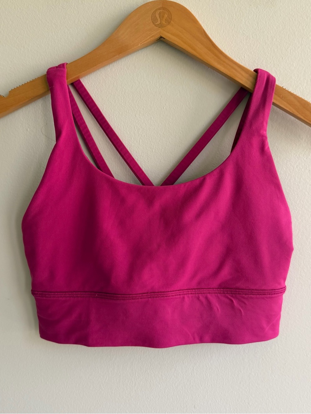 lululemon athletica Magenta Double-Strap Sports Bra